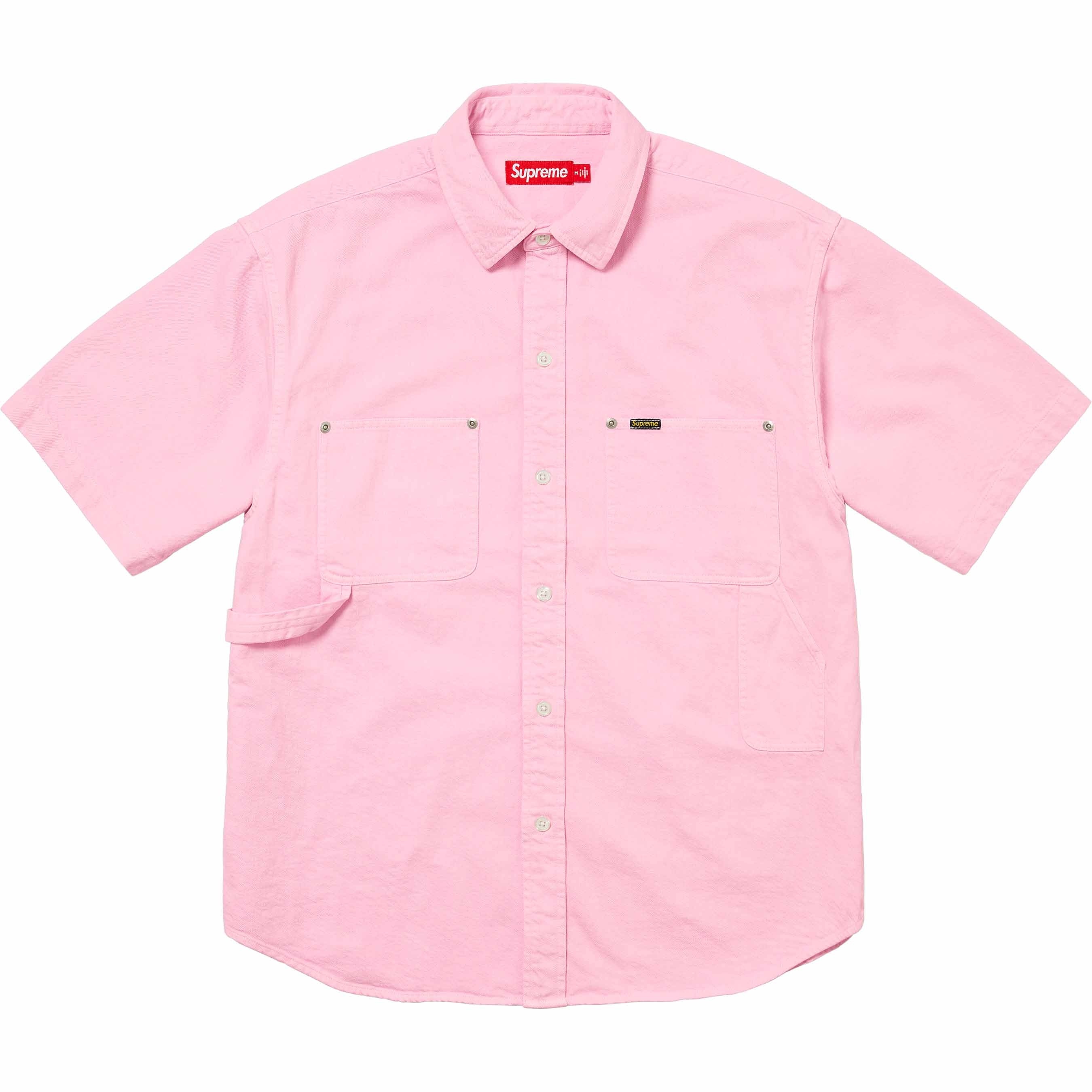 Loose Fit S/S Denim Painter Shirt view 5